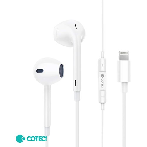  Slušalice Coteci MS-031 za iPhone lightning bele Cene