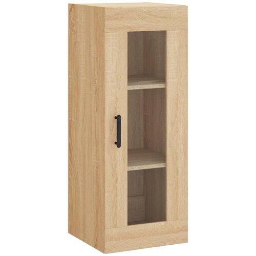  Visoka komoda hrasta sonome 34,5x34x180cm od konstruiranog drva Slike