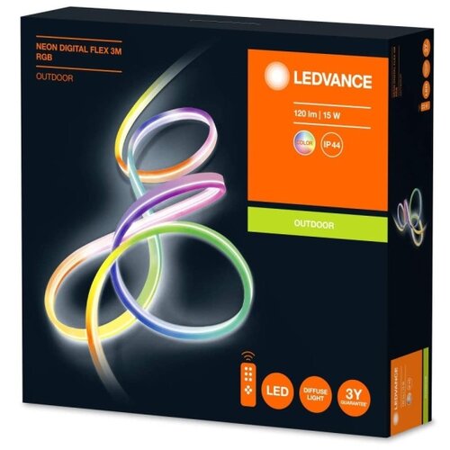 Ledvance LED RGB prigu&amp;scaron;iva spolja&amp;scaron;nja traka FLEX 3m LED/15W/230V IP44 + daljinski upravljač Slike