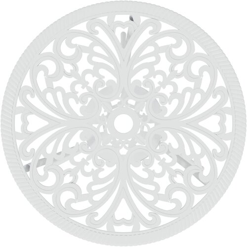  3-dijelni bistro set od lijevanog aluminija bijeli Bijela Slike