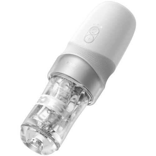 Sauce Extra Electronic Masturbator with White Cup White Slike