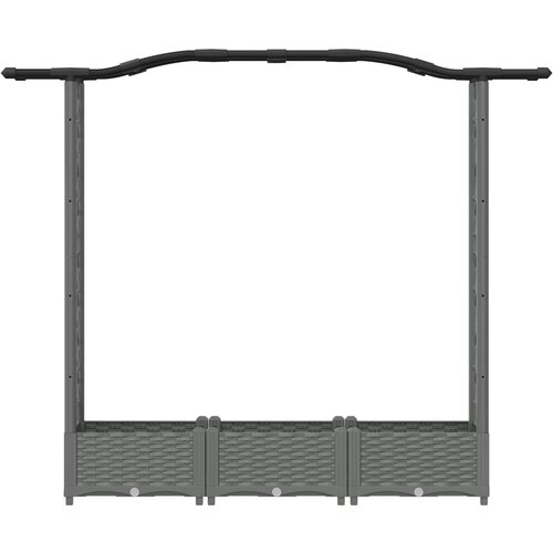  Povi&amp;scaron;eni krevet s mrežom i krovom Svjetlosiva 169 x 40 x 123 cm Slike