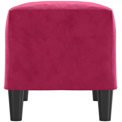  Klupa crvena boja vina 70 x 35 x 41 cm bar&amp;scaron;unasta Slike
