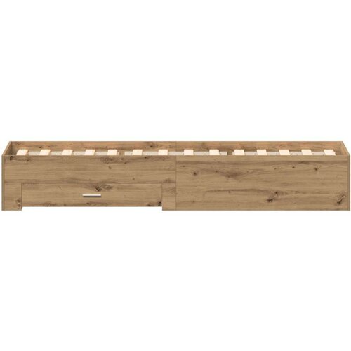  Krevet Osnovni Orah 100x200 cm Konstruirano drvo Slike
