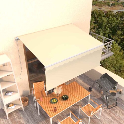 Tenda na ručno uvlačenje s roletom 3 x 2,5 m krem Cijene