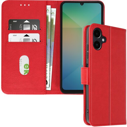 AVIZAR Ohišje za Samsung Galaxy A06 Clapet Wallet and Video Holder, Rdeča, (5000013806) Cene