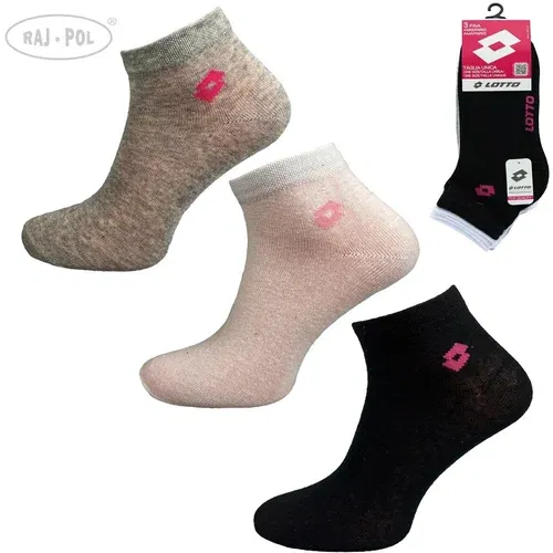 Raj-Pol Woman's 3Pack Socks W Lotto