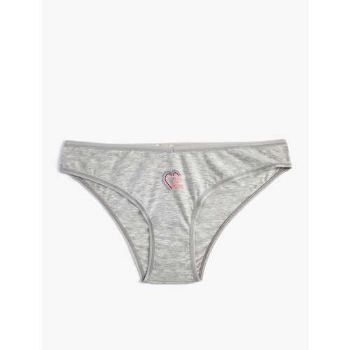 Koton Slogan Printed Panty Briefs Normal Waist Slike