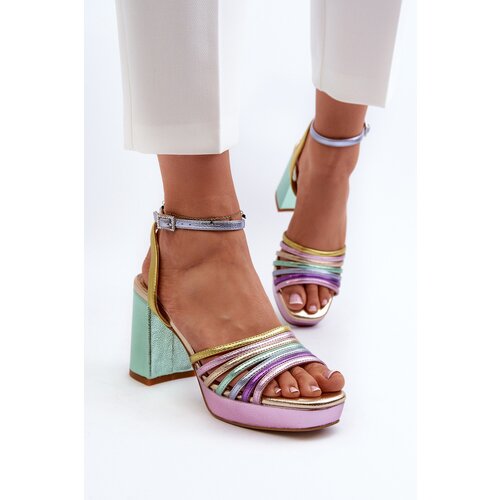 S. BARSKI Women's Sandals with Heel D&A Cene