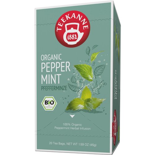Teekanne Bio Organic Peppermint - 20 dvoprekatnih vrečk Cene