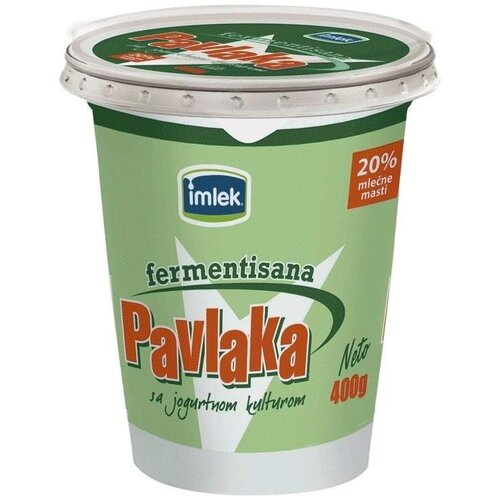 Imlek Kisela pavlaka zelena 20%mm 400g Slike