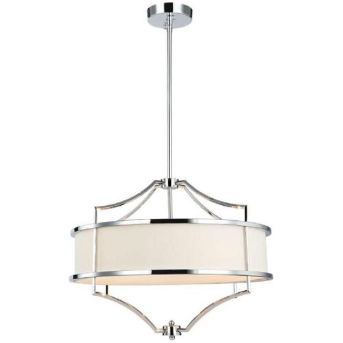 Open Design OR80919 - Luster na &scaron;ipci STESSO 4xE27/15W/230V prečnik 55 cm l. hrom/bela Cene