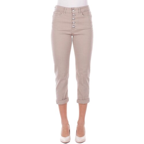 Dondup Jeans 3/4 &amp;amp; 7/8 DP268BBS0030D Bež Slike