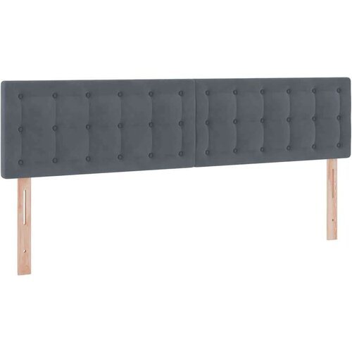  Krevet s od storage s madracem Tamno siva 90 x 200 cm - Tamno siva 180 x 200 cm Gumbi Slike
