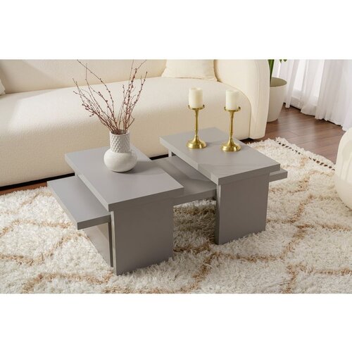 Hanah home stočić za dnevnu sobu sanctuary - grey grey coffee table Cene
