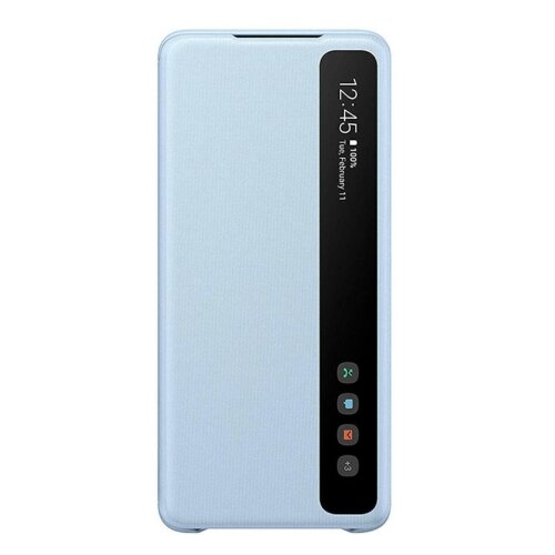 Samsung original torbica Clear View EF-ZG985CLE za Galaxy S20 Plus G985 - modra Cene