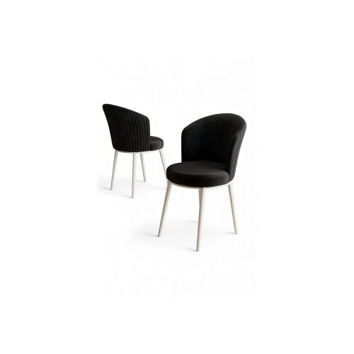 Hanah home set stolica (4 dela) risa black white Cene