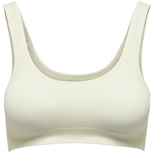 Only Pajkice ONLVICKYRIB SEAMLESS BRA Bela Cene
