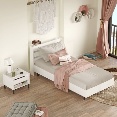 Hanah home ON22-W white young room set Cene