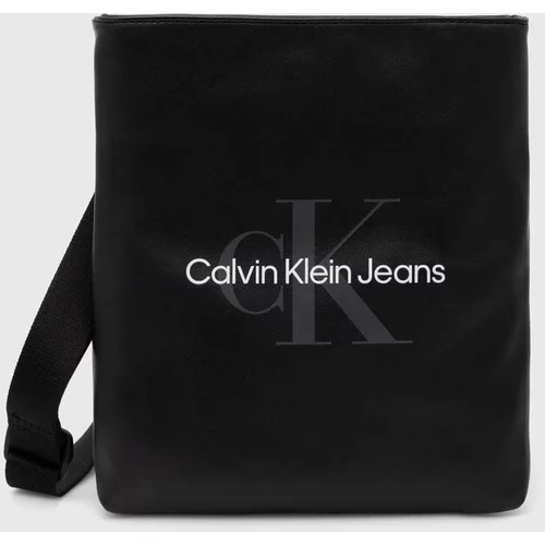Calvin Klein Jeans Torbica za okoli pasu črna barva
