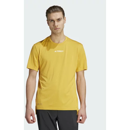 Adidas Majica Terrex Multi T-Shirt HZ6238 Rumena Regular Fit