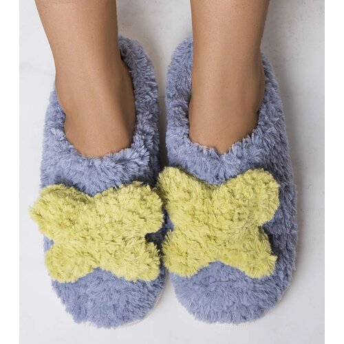 Gemre Blue soft slippers Butterfly Cene