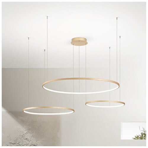  Ondaluce - LED prigušiva luster na sajli SOEL LED/28W/230V+LED/38W+LED/47W Cene