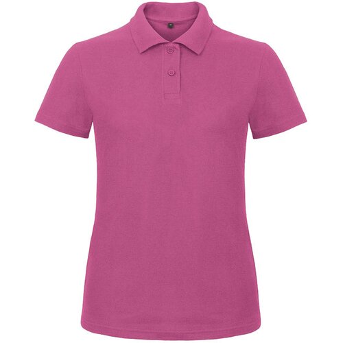  MAJICA KRATKI ROKAVI POLO B&amp;amp;C ID.001/ŽENSKE 180G ROZA XL Slike