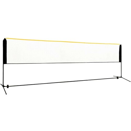vidaXL Nastavljiva mreža za badminton 500x103x94-158 cm kovinska Cene