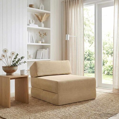 SOFA na razvlačenje Zelena Siva 60 x 70 x 41 cm Tkanina Cijene