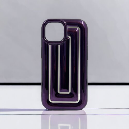  futrola electro case za iphone 15 (6.1) tamno ljubicasta Slike