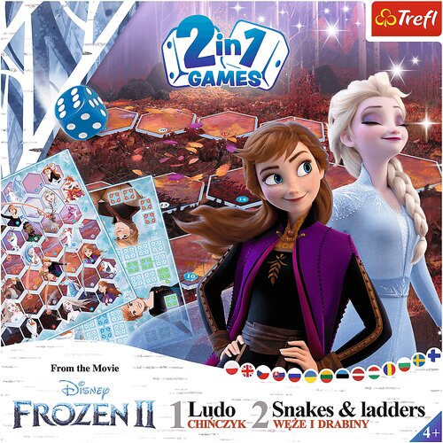  igra 2 u 1 Frozen II čovječe ne ljuti se/ zmije Slike