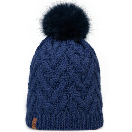 Buff Kape Knitted Fleece Caryn Beanie Modra Slike
