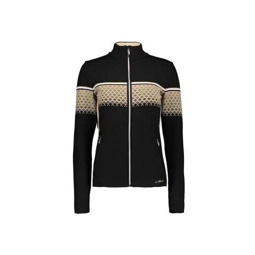 CMP Puloverji Bluza Damska 7H26802 Czarnybeżowy Črna Slike