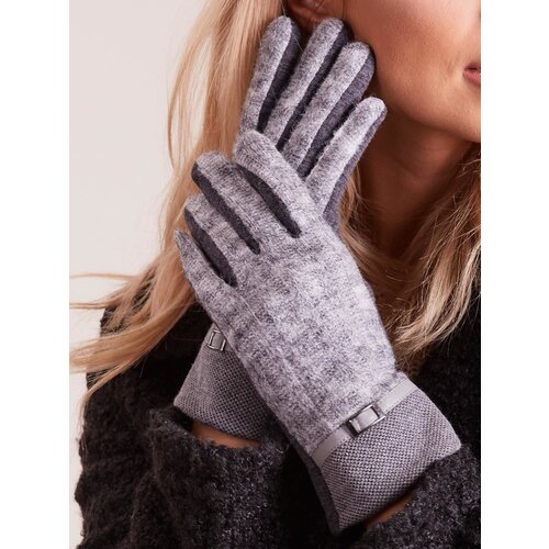 Wool Fashion Italia Gloves-AT-RK-9501.14-dark gray Slike