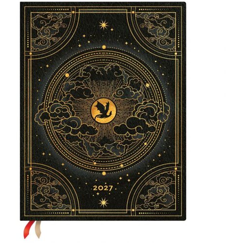  PLANER DNEVNI 2027-17,5X23CM-ULTRA S GUMICOM SHADOWS OF NAVARRE PAPERBLANKS DE1963-4 Slike