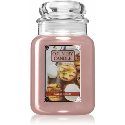 Country Candle Sweet Peach dišeča sveča 680 g