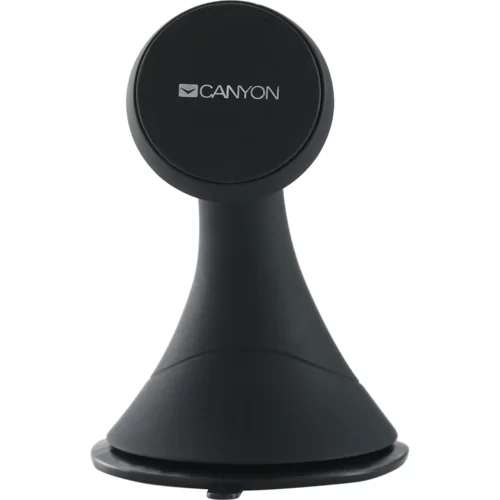 Canyon CH-6 Car Holder for Smartphones,magnetic suction function ,with 2 plates(rectangle/circle), black ,97*67.5*107mm 0.068kg - CNE-CCHM6