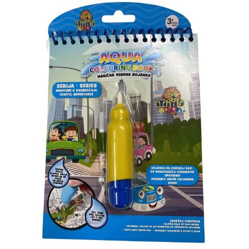 Milla Toys MILLA Bojanka sa vodenim markerom - Traffic adventures Slike