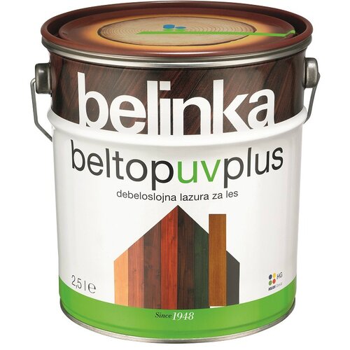 Belinka Debeloslojna lazura za les BELTOP UV PLUS (2,5 l, tik, št.3) Cene