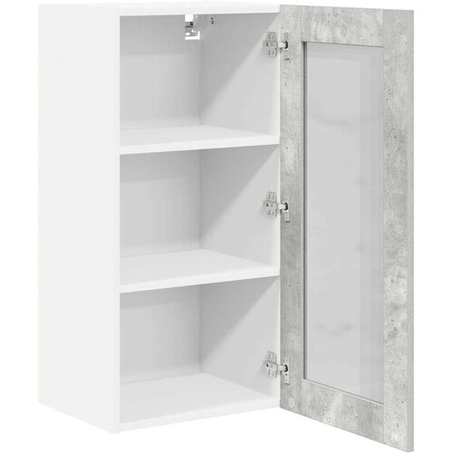  ormarić s pohranom 2 pcs Betonski sivi 40 x 31 x 80 cm Slike