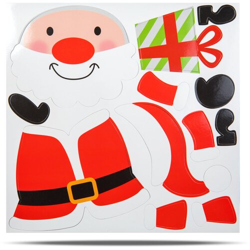 Family Christmas magnet v obliki božička za na hladilnik 40 x 25cm Slike