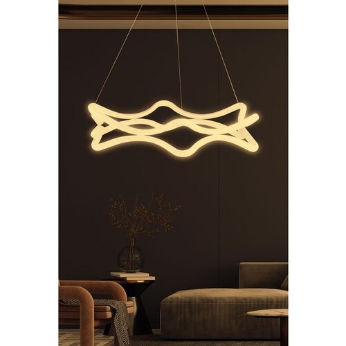 Opviq jades white - yellow light white chandelier Slike