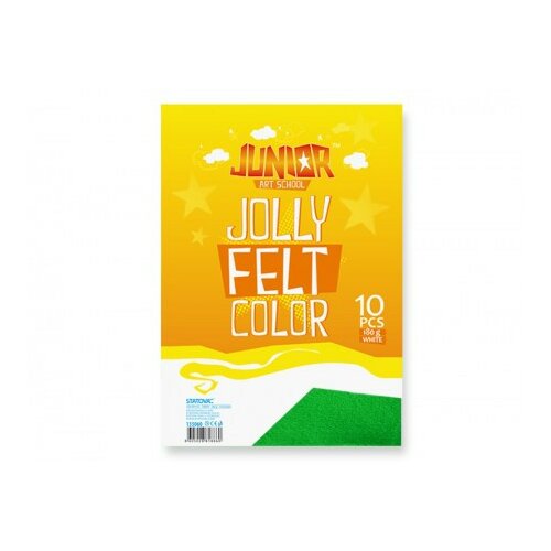 Jolly Color Felt, fini filc, zelena, A4, 10K ( 135060 ) Slike