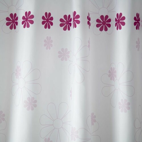 Conart kupatilska zavesa, 180x200cm, poliester, FLOWER Slike