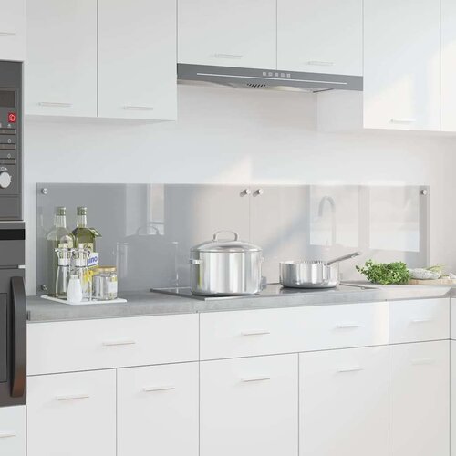  Kuhinjski za&amp;scaron;tita 2 pcs Svijetlo siva 90 x 40 cm Slike