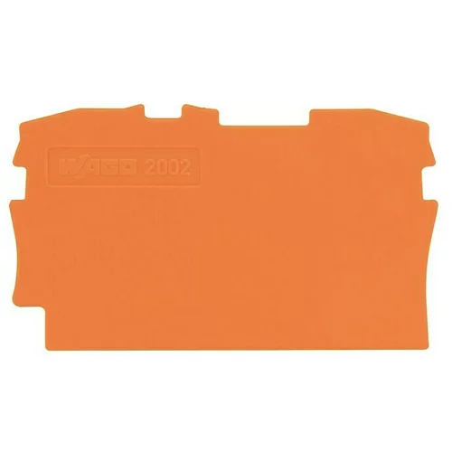 Wago Topjob Stražnja ploča S 2002-1292 (Narančaste boje, Prikladno za: 2 vodiča)