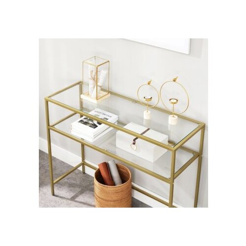 Hanah home Komoda By-4, 90x80x30 cm, Zlatne boje Slike