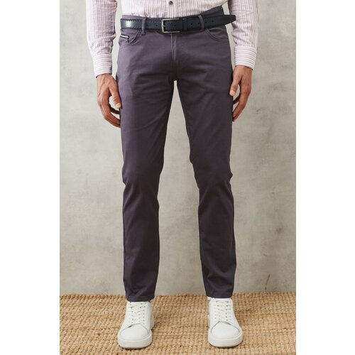 AC&Co / Altınyıldız Classics Men's Smoked Slim Fit Slim Fit 5 Pocket Flexible Chino Trousers. Slike