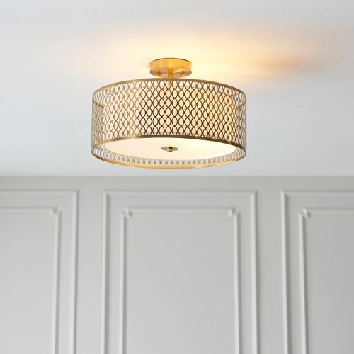 Endon 101568 - plafonski luster cordero 3xE27/10W/230V zlatna Slike